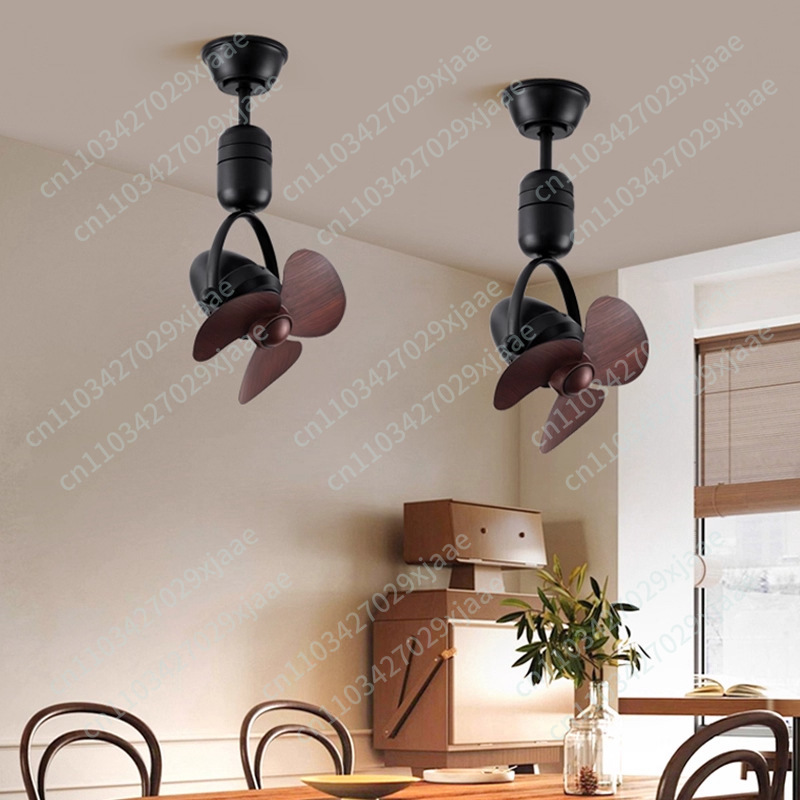 Ceiling Fan Mount - 大風量シーリングファン首振り式工業用小型シーリングファンストリップ壁掛け両用ランプなし