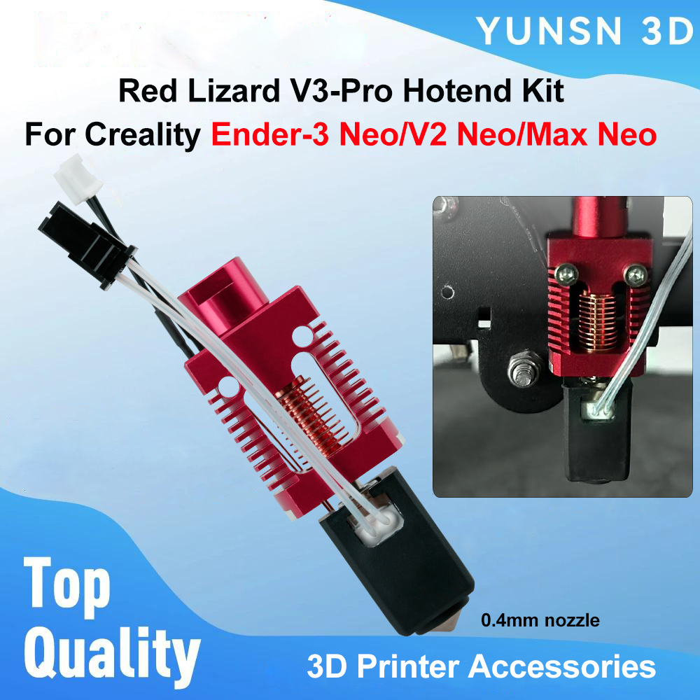 Creality Printer Ender 3 V3 - Creality Ender 3 Neo/V2 Neo/Max Neoアップグレード用ホットエンドキット