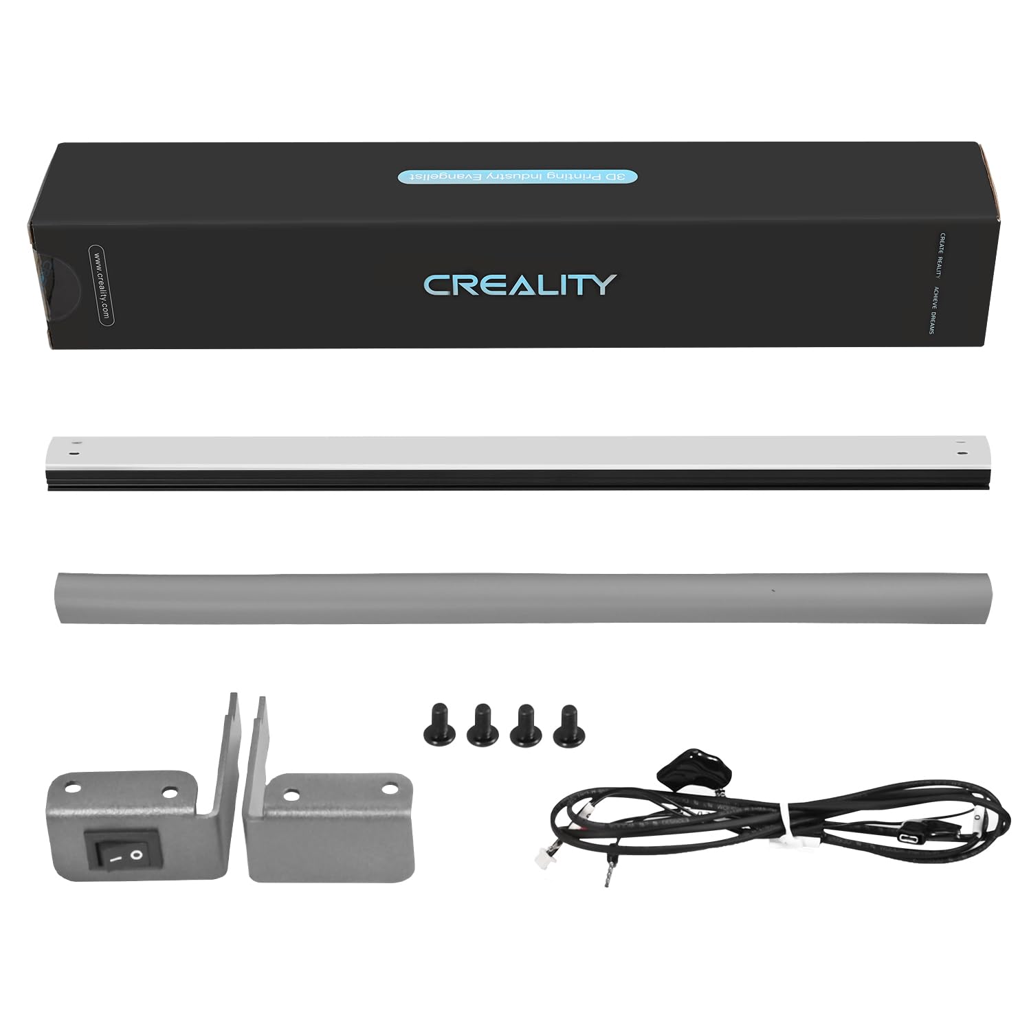 Creality Printer Ender 3 V3 - Creality-Ender-3 v3 plus-LEDライトキット,3Dプリンターアクセサリ,温かみのある白色光バー,Ender-3 v3 plus