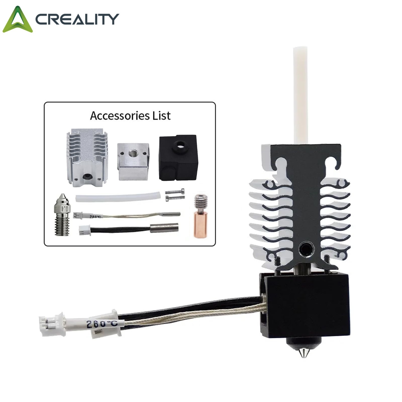Creality Printer Ender 3 V3 - Creality Ender-3 V3 SE ホットエンドキットには、銅合金ノズルが含まれています 高速