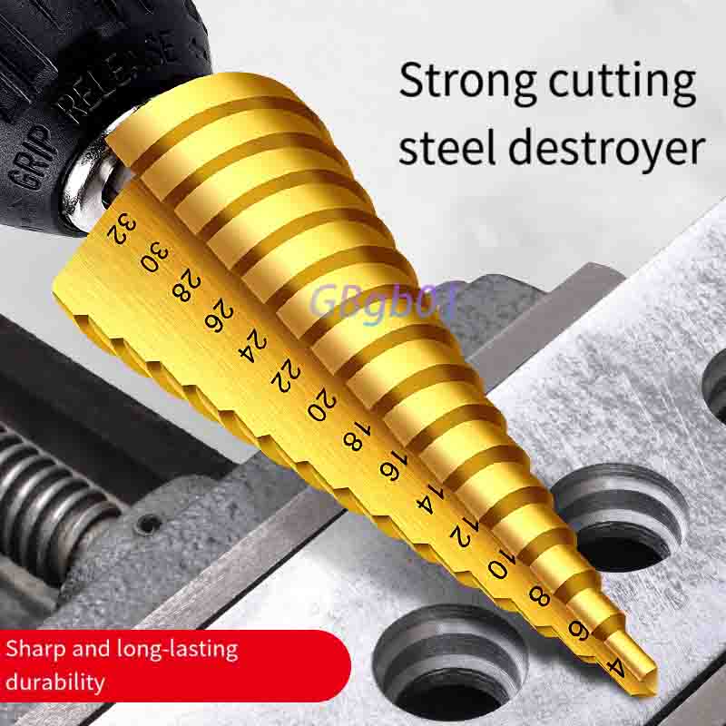 鋸歯状ステップドリルビットセット |   ハンドドリル用 | - Drill Bit Set のレビューと価格