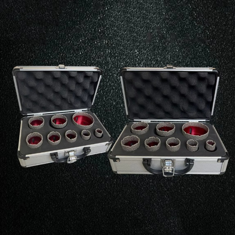高品質真空ろう付けダイヤモンドホールソー8本セット（磁器タイ - Drill Bit Set のレビューと価格