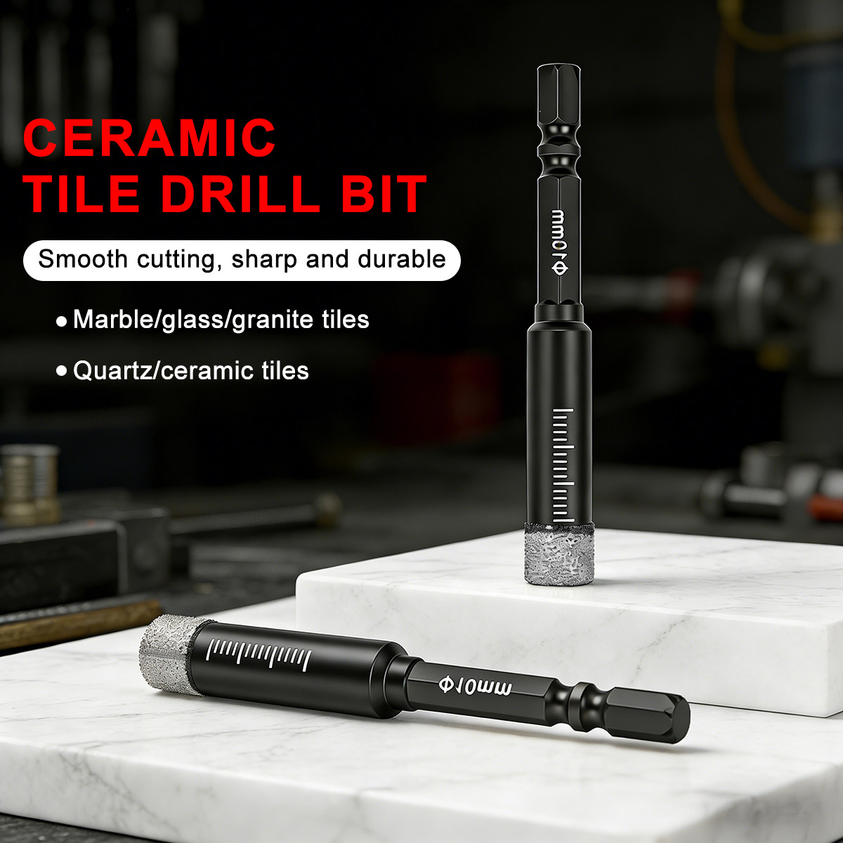    7個入り 6-12mm 真空ろう付けドライダイヤモン - Drill Bit Set のレビューと価格