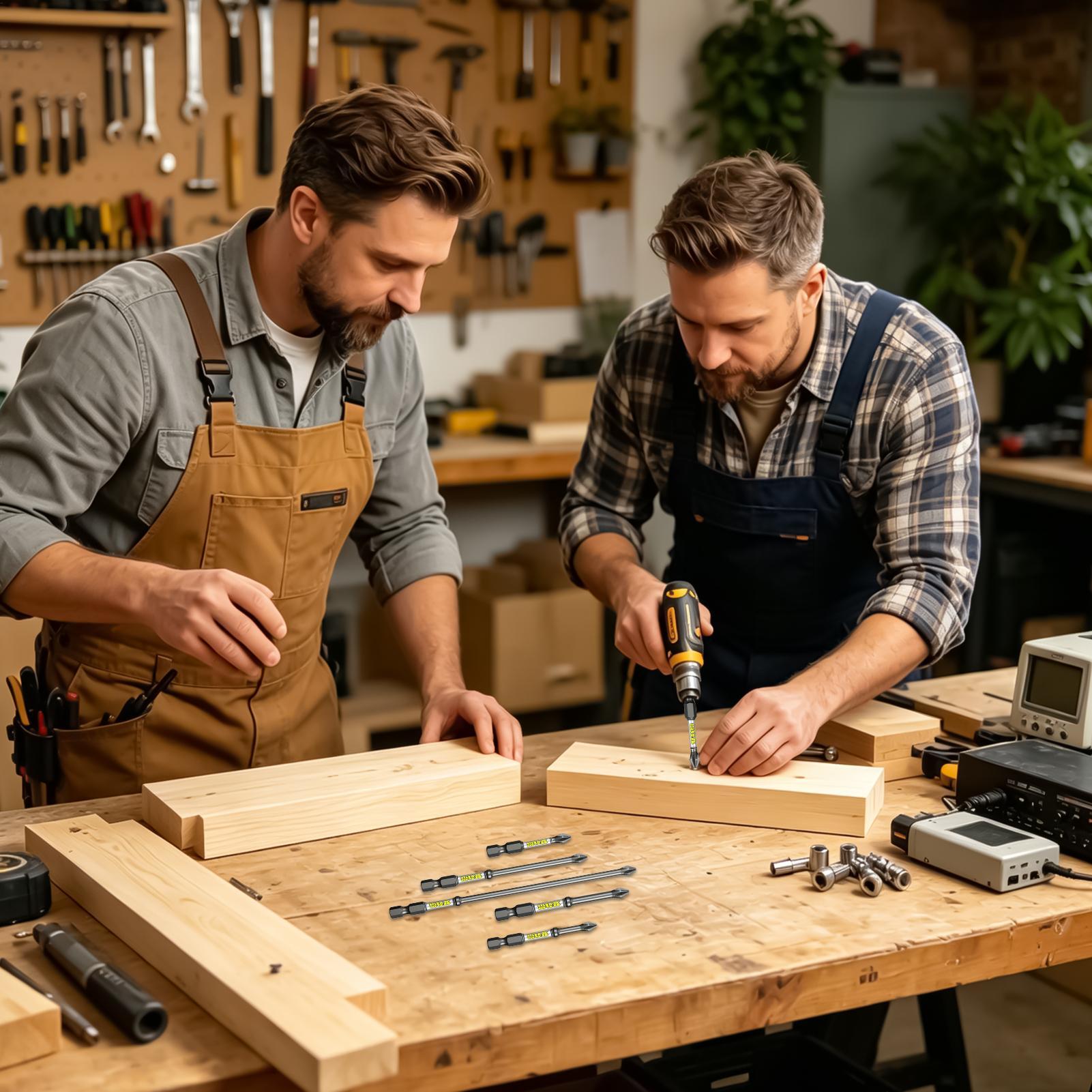 ネジビットセット 5ピース精密磁気ヘビーデューティーパワード - Drill Bit Set のレビューと価格