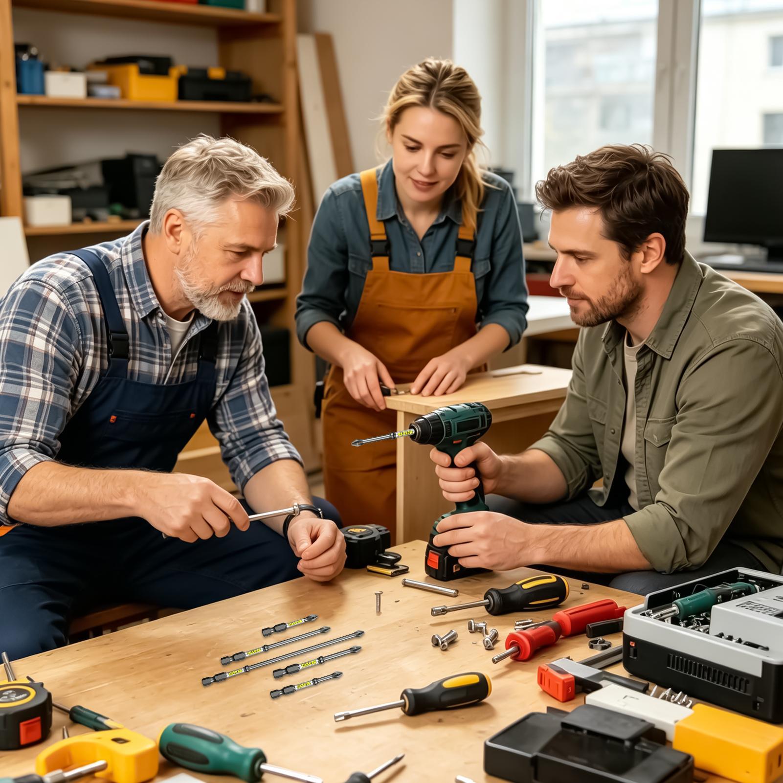 ネジビットセット 5ピース精密磁気ヘビーデューティーパワード - Drill Bit Set のレビューと価格