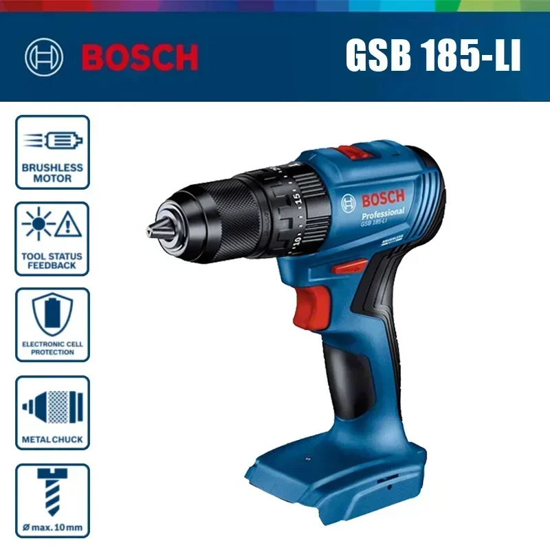 ボッシュ GSB 185-LI 18V ブラシレスコードレス - Power Drill Cordless のレビューと価格