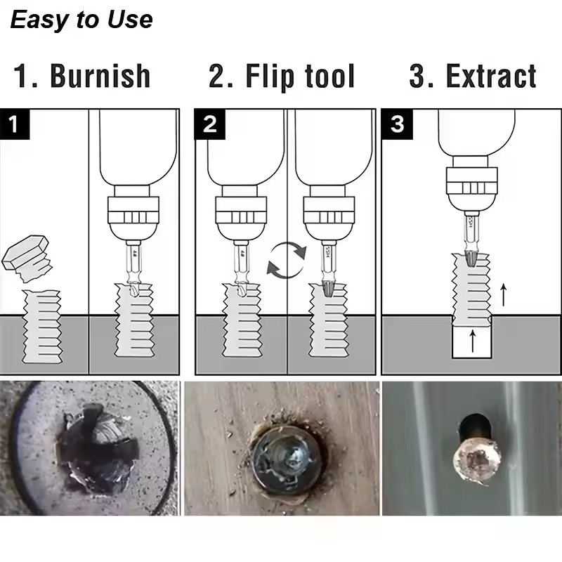破損したネジ取り外しドリルビットセット、剥がれたり折れたネジ - Drill Bit Set のレビューと価格