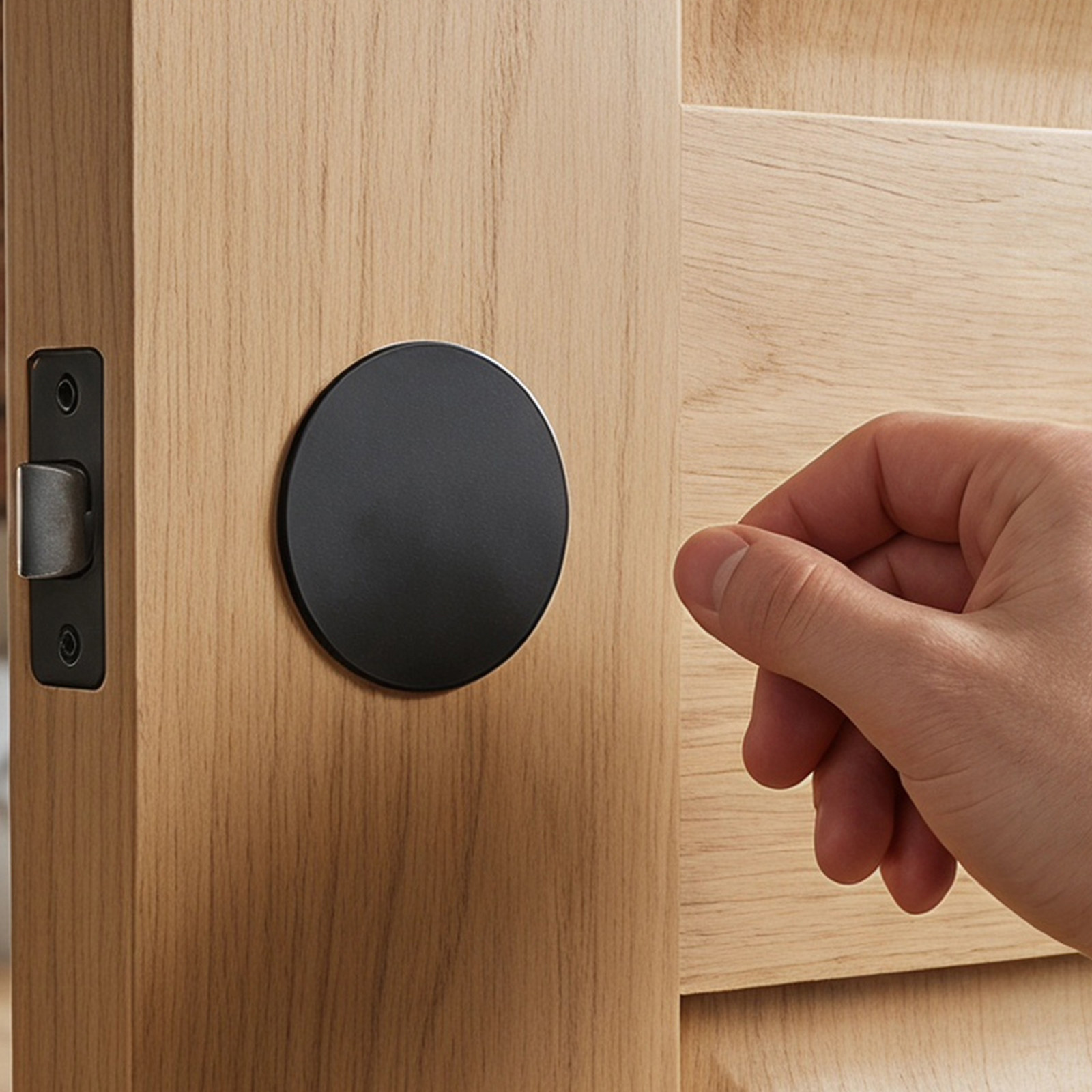 2セット ドアノブ穴カバー ステンレス製 丸型フィラープレー - Door Knob Replacement のレビューと価格