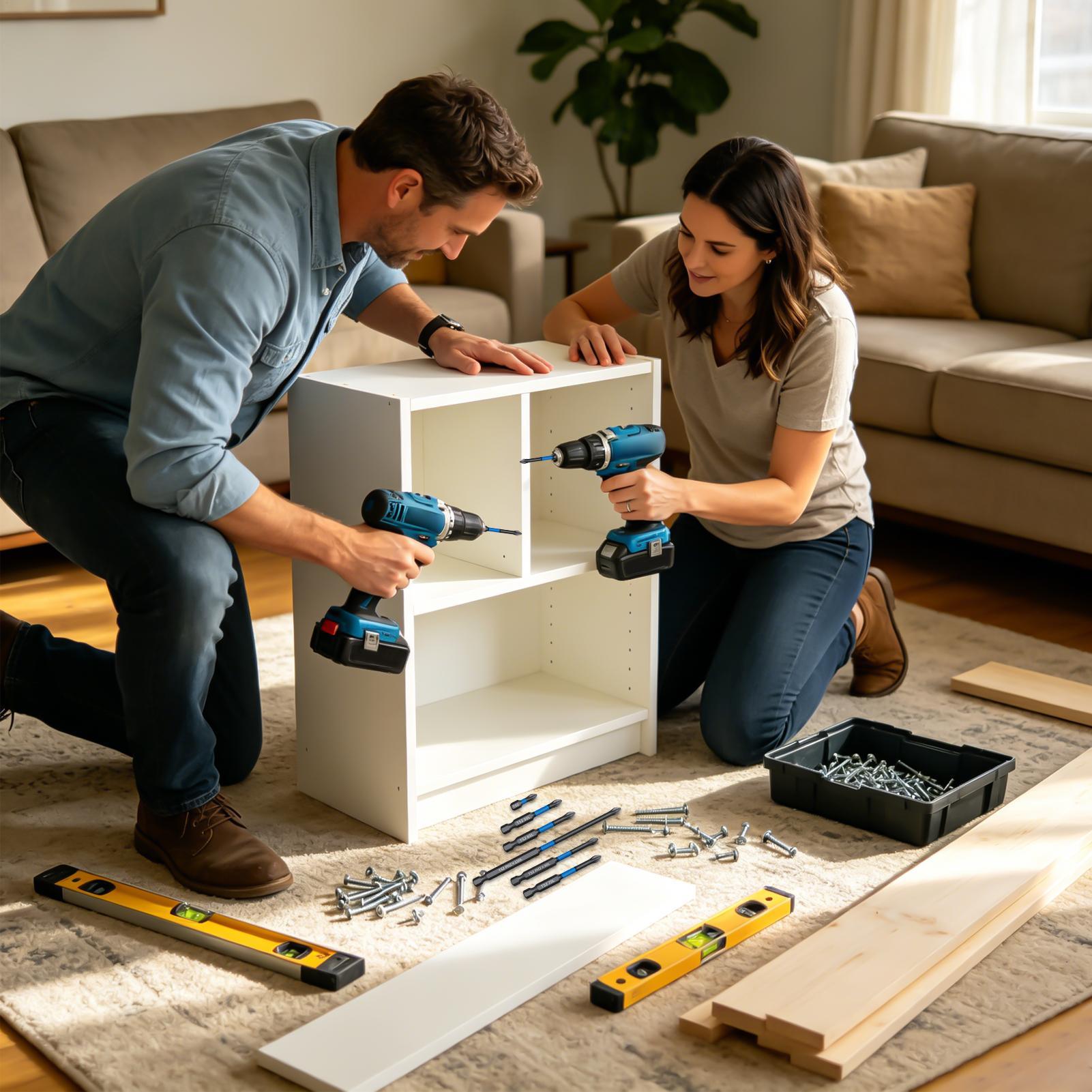 ドライバービットセット 6 ピース磁気ヘビーデューティーフィ - Drill Bit Set のレビューと価格